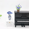 1:12 Mini House Toy Simulation Purple Rose Flowers Model Toy(Purple)