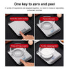 Stainless Steel Small Food Electronic Scale Kitchen Portable Baking Electronic Scale, Colour: 10kg/1g (Battery Model Rose Gold)