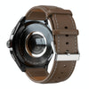 BM01 1.45 inch Leather Band IP68 Waterproof Smart Watch Support Bluetooth Call / NFC(Black)