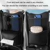 Car Between Seats Organizer Multifunctional Storage Bag Front And Back Dual Usage Tissue Box(Brown)