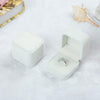 3 PCS Wedding Jewelry Accessories Square Velvet Jewelry Box Jewelry Display Case Gift Boxes Ring Earrings Box(Beige)