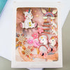 Little Girl Hair Accessories Set Gift Box Children Hairpin Combination Girl Jewelry Headdress Birthday Gift, Style:Unicorn