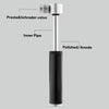 Manual Mini Portable Bicycle Aluminum Alloy Pump + Plastic glue-free tire patch + Tire lever (Red)
