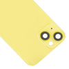 iPhone 14 Plus Yellow Glass Back Cover with Wireless Charging
