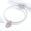 S925 Sterling Silver Little Dog Beads DIY Bracelet Necklace Accessories