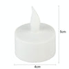 12 PCS  Flameless LED Tealight Flicker Candle Light, Rechargeable Home Decoration Light with Charging Board