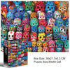 1500 Pieces Irregular Plane Paper Puzzle Jigsaw Toy 80x60cm(Skull Doll)