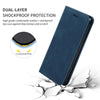 Retro Skin Feel Business Magnetic Horizontal Flip Leather Case for Xiaomi Redmi 7 / Redmi Y3(Navy Blue)