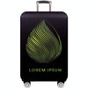 Luggage Thickening Wear-resistant Elastic Anti-dust Protection Cover, Size: M(Green leaves)