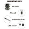 HC801A 8MP Waterproof IP65 IR Night Vision Security Hunting Trail Camera, Novatek 96650 Program, 120 Degree Wide Angle, 110 Degree PIR Sensing Angle