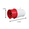 Industrial Plug IP44 Waterproof Aviation Connection Plug, Style: 5 Core 32A