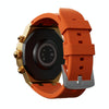 WS-18 1.43 inch IP67 Sport Smart Watch, Support Bluetooth Call / Sleep / Blood Oxygen / Heart Rate / Blood Pressure Health Monitor(Gold+Orange)