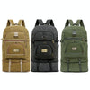 LIJIEBAO Outdoor Shoulder Bag Canvas Durable Travel Backpack Men Retro Casual Computer Bag(Dark Grey)
