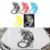 D-931 Pterosaur Pattern Car Modified Decorative Sticker(White)