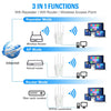 U10 1200Mbps Signal Booster WiFi Extender WiFi Antenna Dual Band 5G Wireless Signal Repeater(EU Plug)