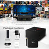 TX6 4K UHD Smart TV Box with Remote Controller, Android 7.1 Allwinner H6 Quad Core ARM Cortex-A53 1.5 GHz, 4GB+32GB, Support  Dual Band WiFi & HDMI & RJ45 & TF Card & SPDIF(Black)