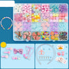 Beaded Educational Toys DIY Jewelry Material Set For Children 24 Grids Watermelon Fruit Language+M  Package