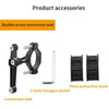 Bicycle Aluminum Alloy Bottle Cage Conversion Seat Fixed Adjustable Bottle Cage(Silver)