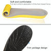 1 Pair PU Breathable Soft Sports Shock-absorbing Insole Sweat-absorbent Foot Pad Elastic Shoe Insert, Size: S(2-5 Yards)(Yellow)