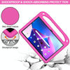 For Lenovo Tab P11 Gen 2 11.5 Handle EVA Shockproof Tablet Case with Holder(Rose Red)