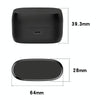 For Jabra Elite 5 Wireless Bluetooth Earphone Charging Box(Black)