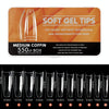 Scratch-free Ultra-thin Seamless Manicure Nail Plate, Shape: 08 Long Arc