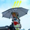 Motorcycle Waterproof Sunshade Umbrella Mobile Phone Navigation Bracket(Rearview Mirror)