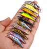 HENGJIA 5.7cm 3.4g Microbe Road Lures Slow Sinking Minnow Fake Bait, Color: 2