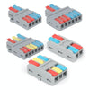 2pcs LT-626 2 In 6 Out Colorful Quick Line Terminal Multi-Function Dismantling Wire Connection Terminal