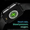 CY13 1.9 inch IPS Square Screen Smart Watch Supports Bluetooth Calls / Health Monitoring(Gold)