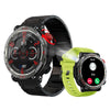 LOKMAT ZEUS 5 PRO 1.46 Inch 5ATM Waterproof Flashlight Bluetooth Call Smart Watch(Red)