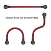 F508 Car Rear Seat USB Air Speed Adjustable Hose Fan(Black Red)