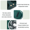 F304 Double-head Hose Built-in Lithium Battery USB Car Fan, Color: Green Gold