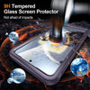 For Samsung Galaxy S25 5G Tempered Glass MagSafe Phone Case(Purple)