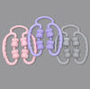 Ring-shaped Stovepipe Foam Roller Massage Roller(Random Color Deliver)