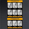 FNIRSI Portable Constant Temperature Soldering Iron Set, Model: HS-02A Standard 6 Head