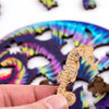 Irregular Wooden Animal Alien Puzzle High-Difficulty Three-Dimensional Puzzle Toy(Single Tail Fox)