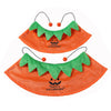 Halloween Pet Cloak, Small, Orange/Black, Reversible, Soft Plush