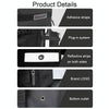 Rhinowalk MT2040 20L Large Capacity Waterproof Quick Release Motorcycle Side Bag(Black)