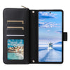 For Samsung Galaxy A33 5G Nine-card Slots Zipper Wallet Bag Leather Phone Case(Black)