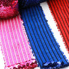 ZP000875 8 Rows Elastic Sequin Lace Webbing DIY Clothing Accessories, Length: 5m, Width: 7.5cm(Rose Red)