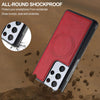 For Samsung Galaxy S21 Ultra 5G LC.IMEEKE Magsafe Phone Case(Red)