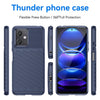 For Xiaomi Redmi Note 12R Pro Thunderbolt Shockproof TPU Protective Soft Phone Case(Blue)