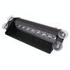 8W 800LM 8-LED Yellow Light 3-Modes Adjustable Angle Car Strobe Flash Dash Emergency Light Warning Lamp with Suckers, DC 12V
