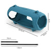 For JBL Charge 5 Speaker Silicone Case with Shoulder Strap Carrying Bag(Blue)