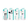 USAMS Type-C to 8 Pin PD20W Aluminum Alloy Transparent Digital Display Fast Charge Data Cable, Cable Length:2m(Black)