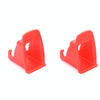 10 Pairs CSJY-4001 Car Child Safety Seat Interface Guide Slot(Red)