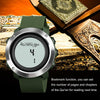 SKMEI 1728 Muslim Worships Watch Multifunctional Reminder Prayer Direction Compatriots Watch, Style:Steel Circle Edition(Black Black Machine)