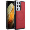 For Samsung Galaxy S21 Ultra 5G LC.IMEEKE Magsafe Phone Case(Red)
