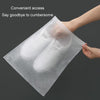 50pcs /Pack 24x38cm Small Portable Thickened Non-Woven Anti-Yellowing And Sunscreen Shoe Bag Shoe Storage Bag